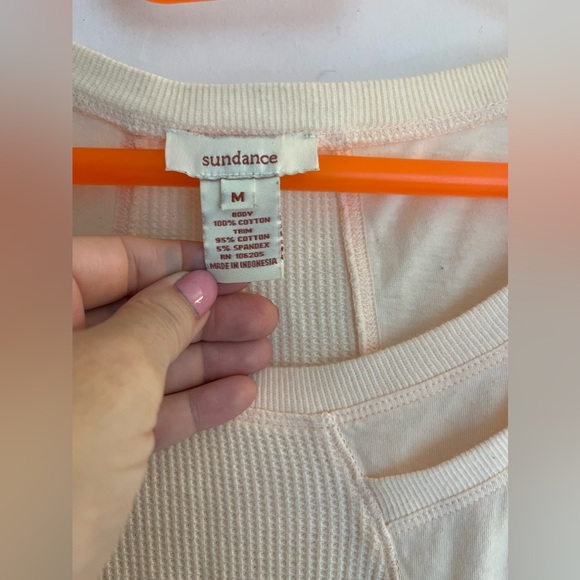 Sundance Peach Waffle Thermal Size M - Picture 2 of 3